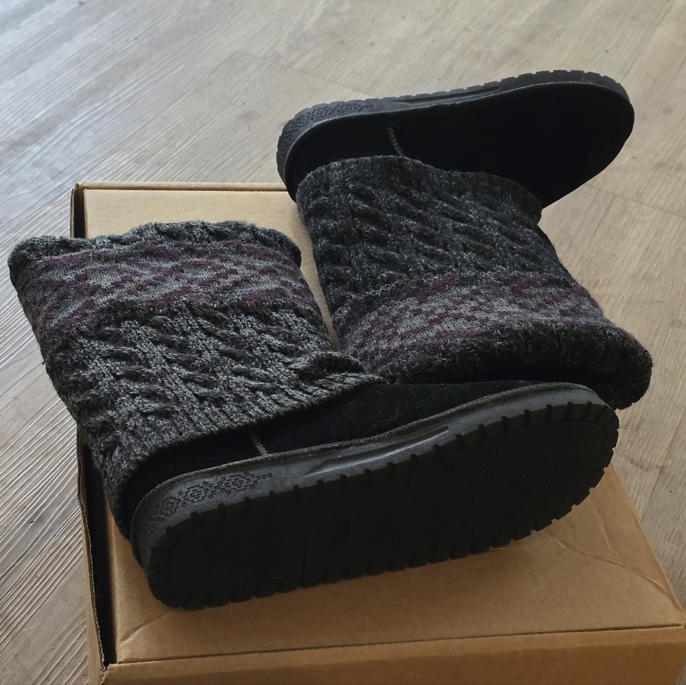 MUK LUKS WOMENS CHERYL KNIT WINTER BOOTS | Size 6 | NWOT - Picture 4 of 13